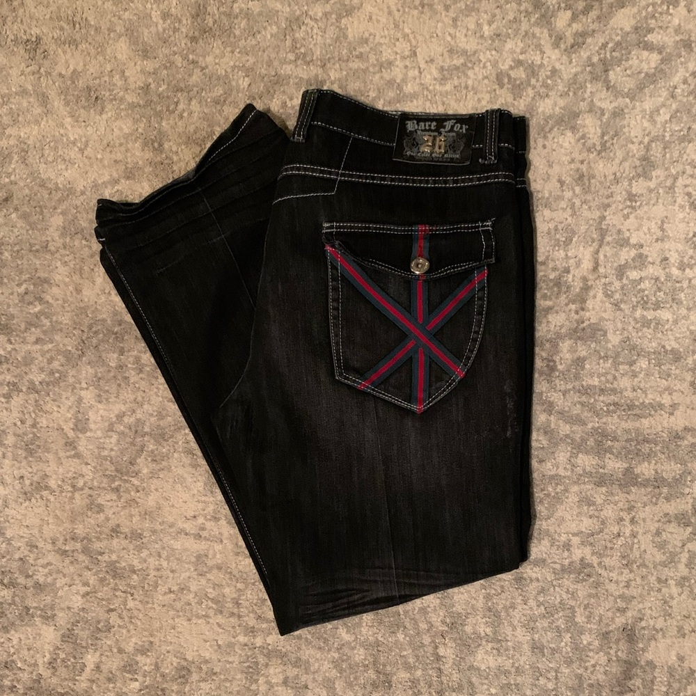 Bare Fox Black Demin Jeans